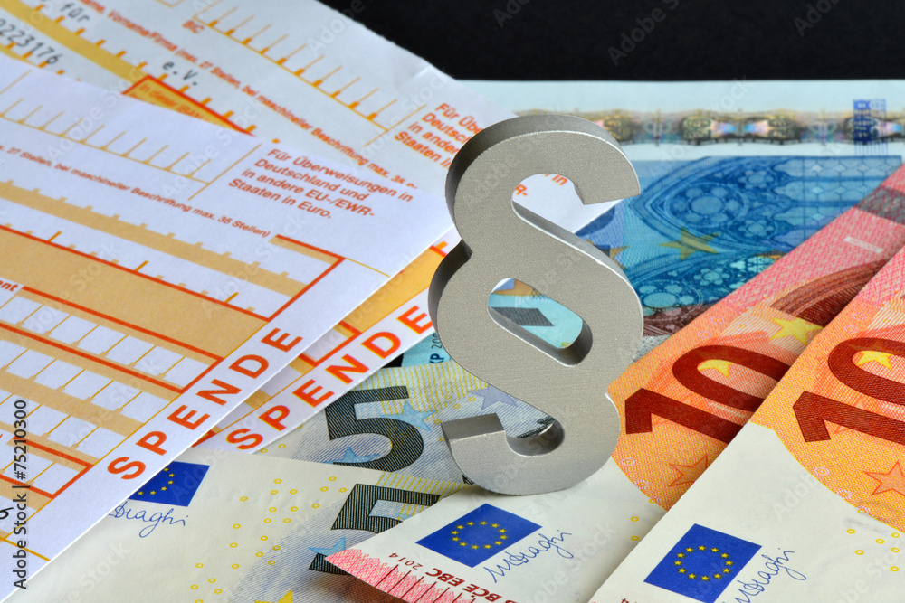 Spendenrecht, Paragraph, Gemeinnützigkeit, Vereine, Finanzamt Spendenrecht, Paragraph, Gemeinnützigkeit, Vereine, Finanzamt