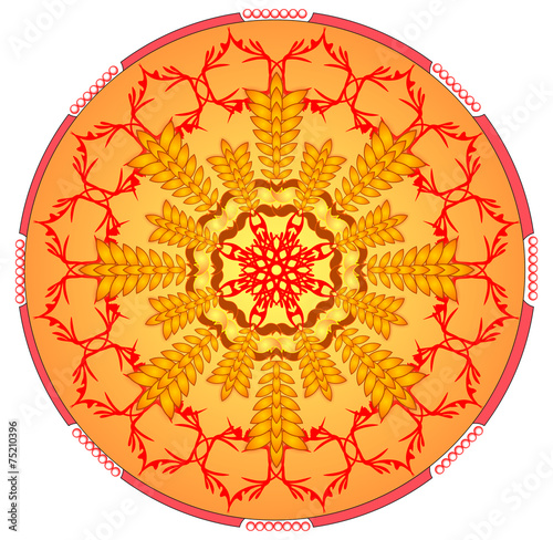Orange mandala for energy and power obtaining