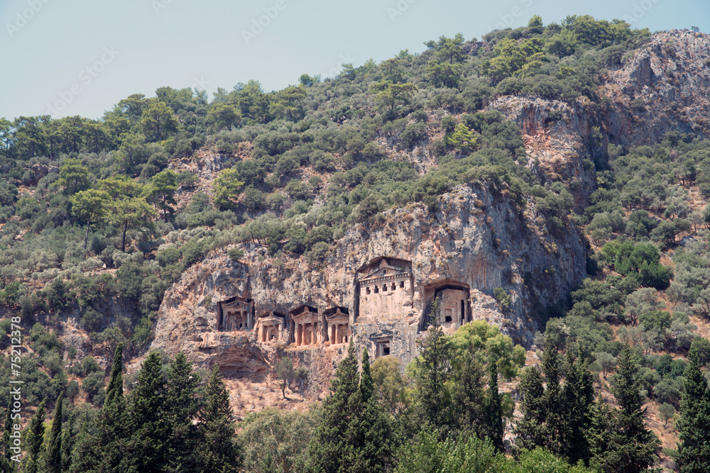 Lycian rock cut tombs of Kaunos (Dalyan)