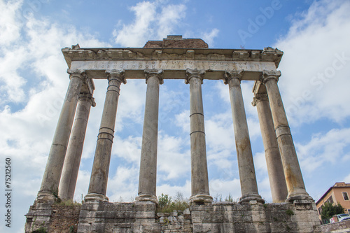 Tempio di Saturno a Roma (Tempel des Saturn, Temple of Saturn)