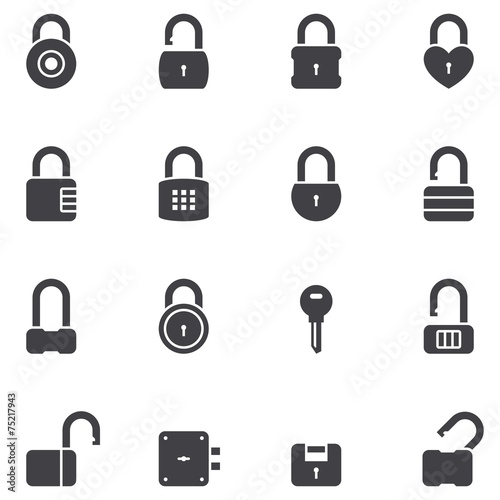 Padlock icons