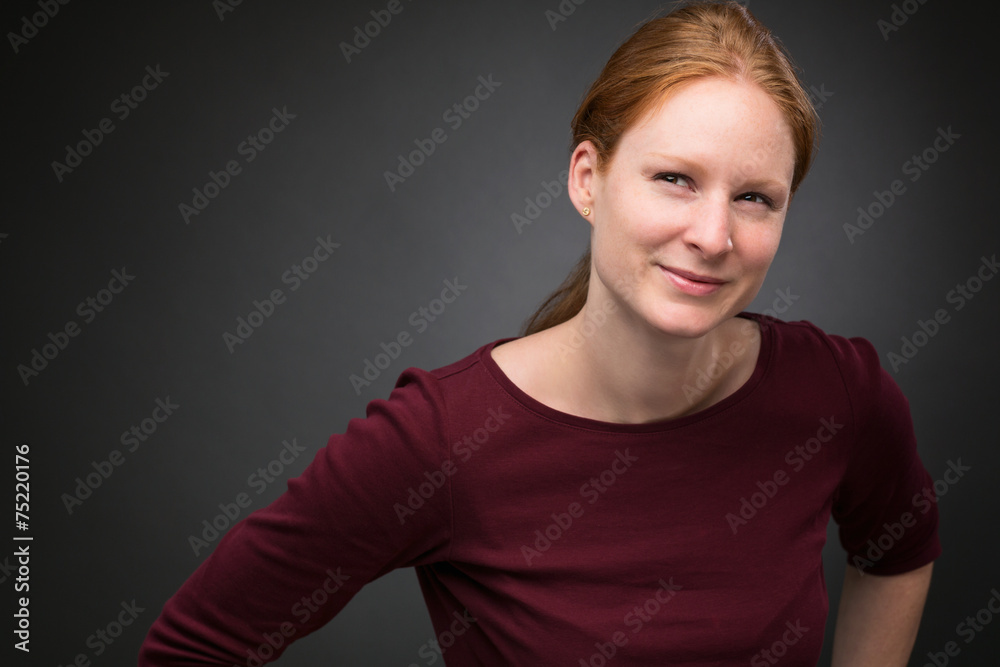 Confident and Cheerful Woman Confident and Cheerful Woman