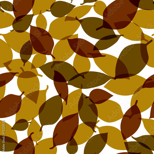 seamless pattern leaves