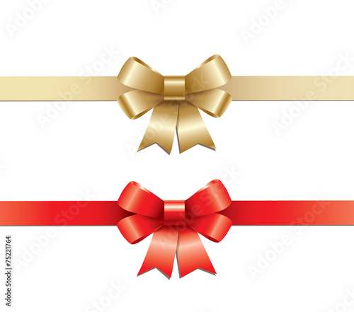 Ribbons with bow