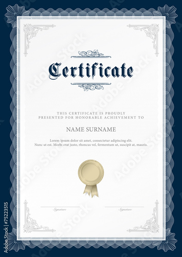 certificate template