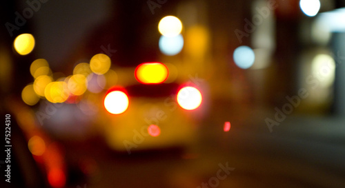city night lights, abstract background © goldnetz