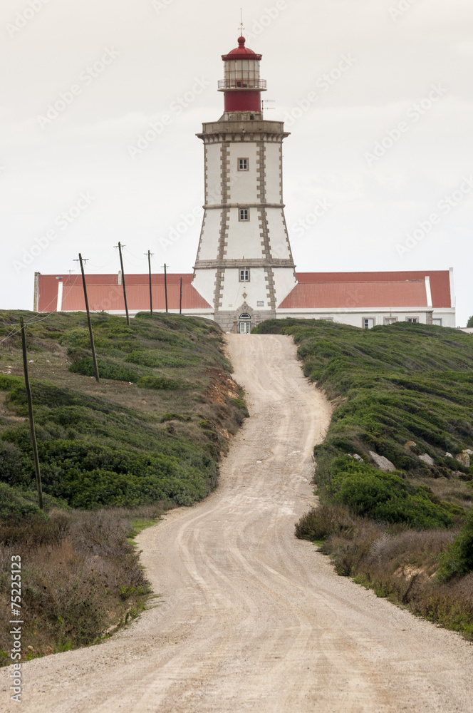 Lighthouse of Espichel cape, Sesimbra (Portugal)