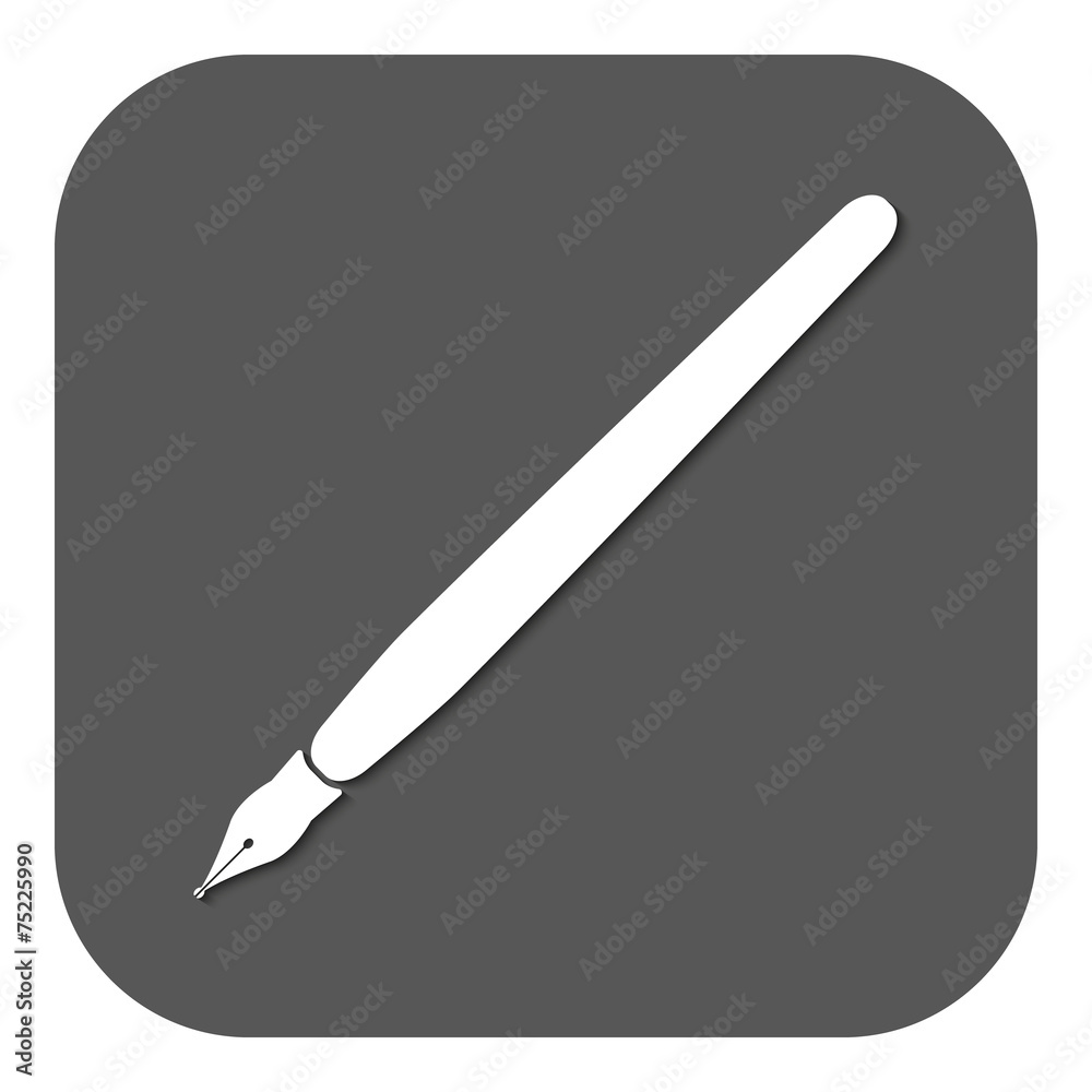 The fountain pen icon The fountain pen icon