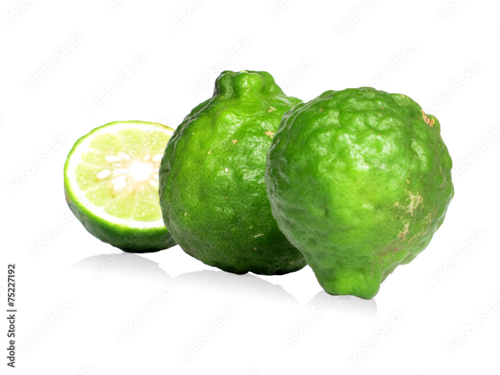 Kaffir lime is a fruit native to tropical Asia. Kaffir lime is a fruit native to tropical Asia.