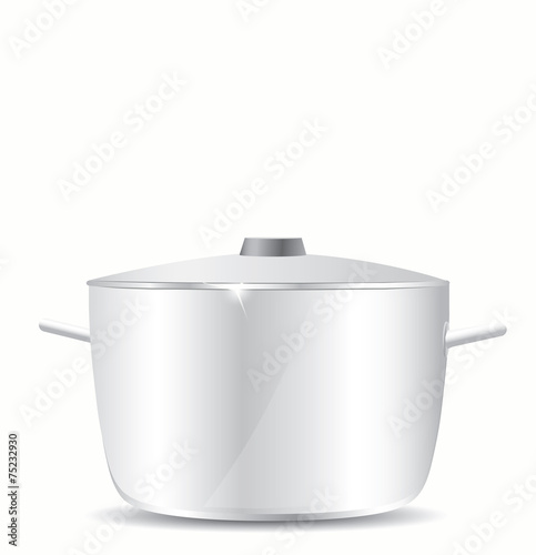 Stainless steel pot without cover