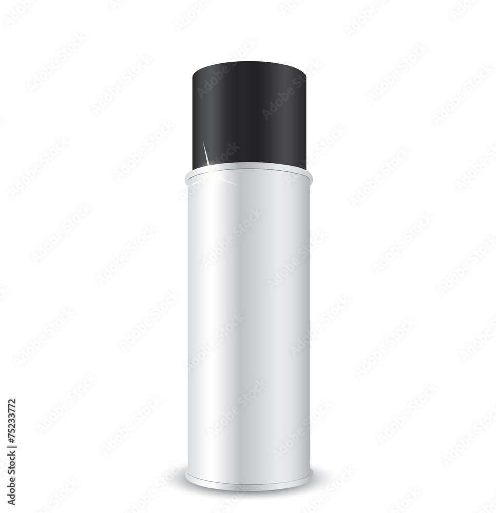 Aerosol spray metal bottle can