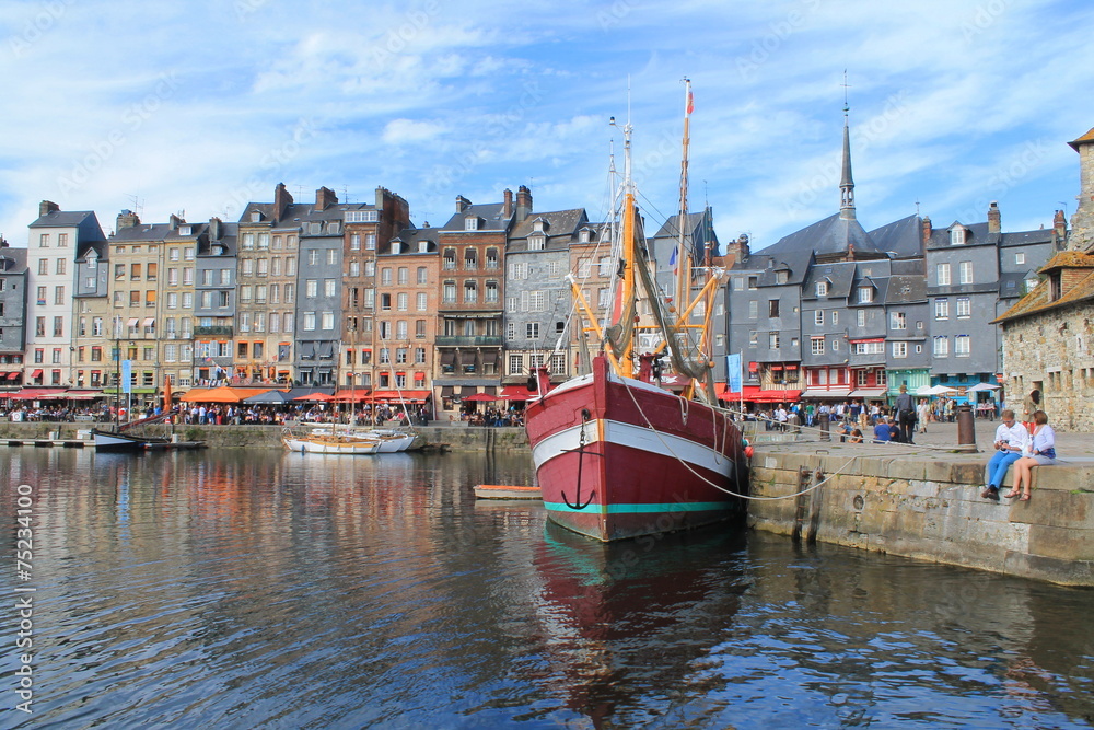 Fototapeta premium Vieux bassin d'Honfleur, France