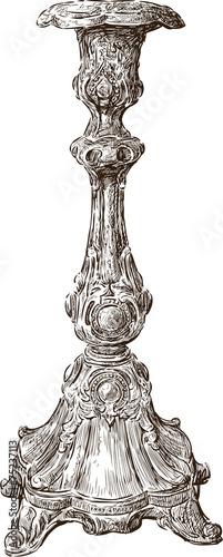 vintage candlestick