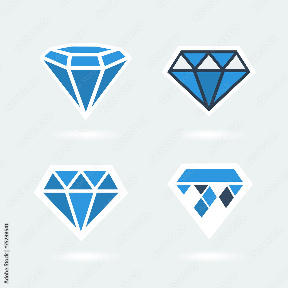 Set of symbols diamond Set of symbols diamond