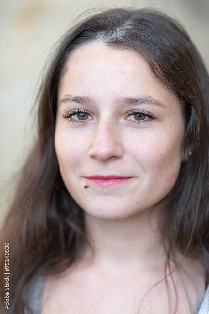 Beauté femme avec de longs sain et brillant des cheveux Beauté femme avec de longs sain et brillant des cheveux