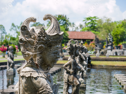 Sculpture in Taman Ujung Water Palace , Bali © Netfalls