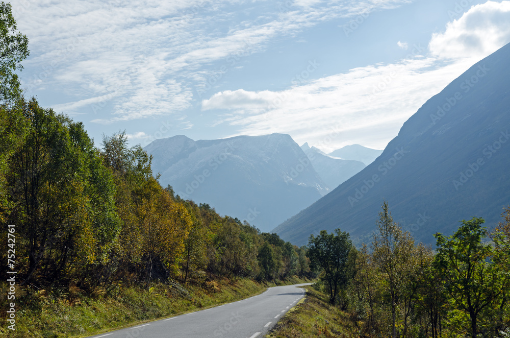Road in mountain Road in mountain