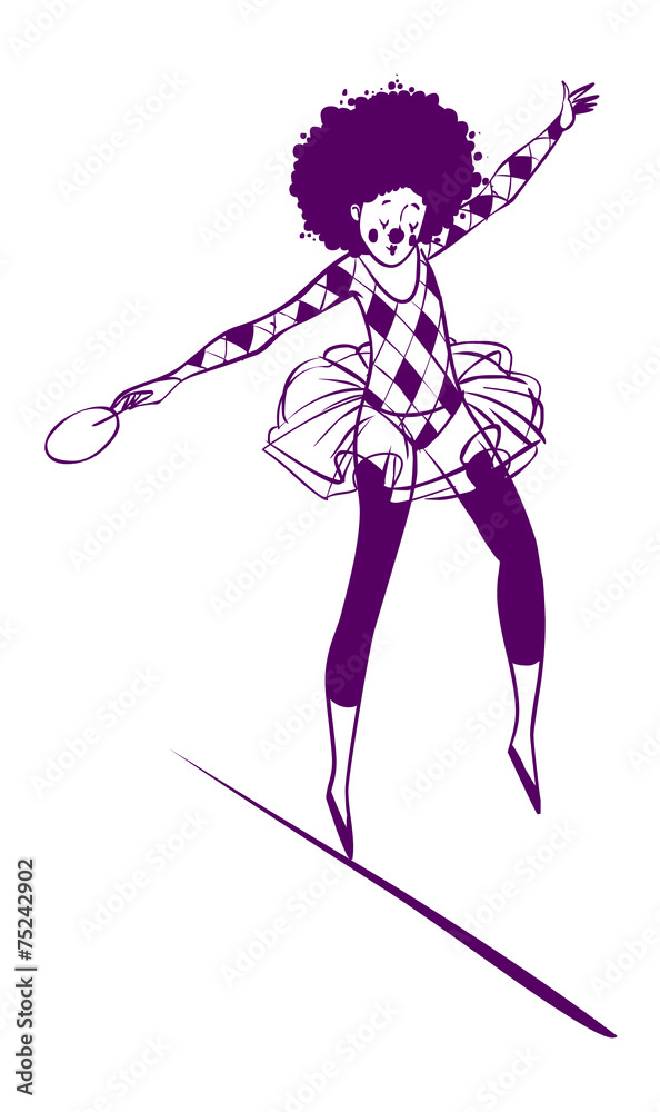 equilibrist ,vector illustration equilibrist ,vector illustration