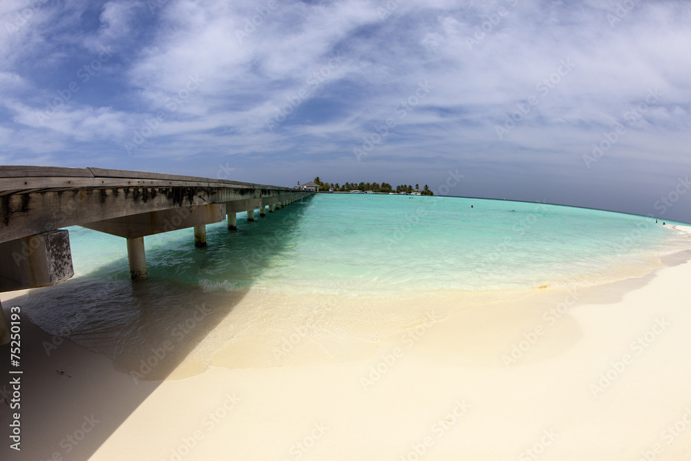 Maldive, il pontile verso il paradiso