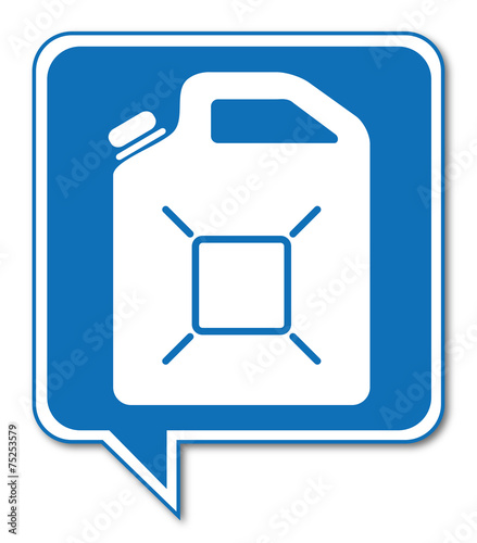 Logo jerrican. Bidon.