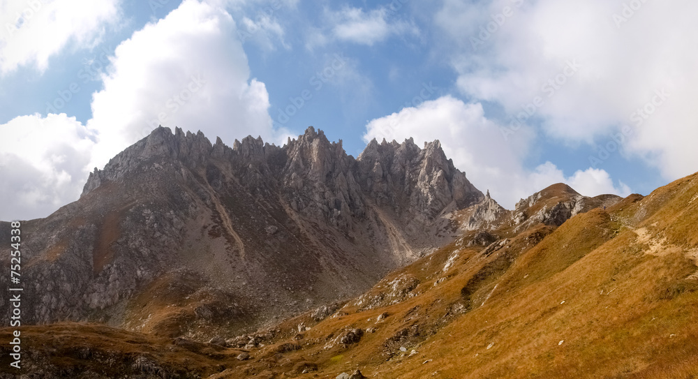 Mountain walking. Passo Colombe e Passo del Sole. Mountain walking. Passo Colombe e Passo del Sole.