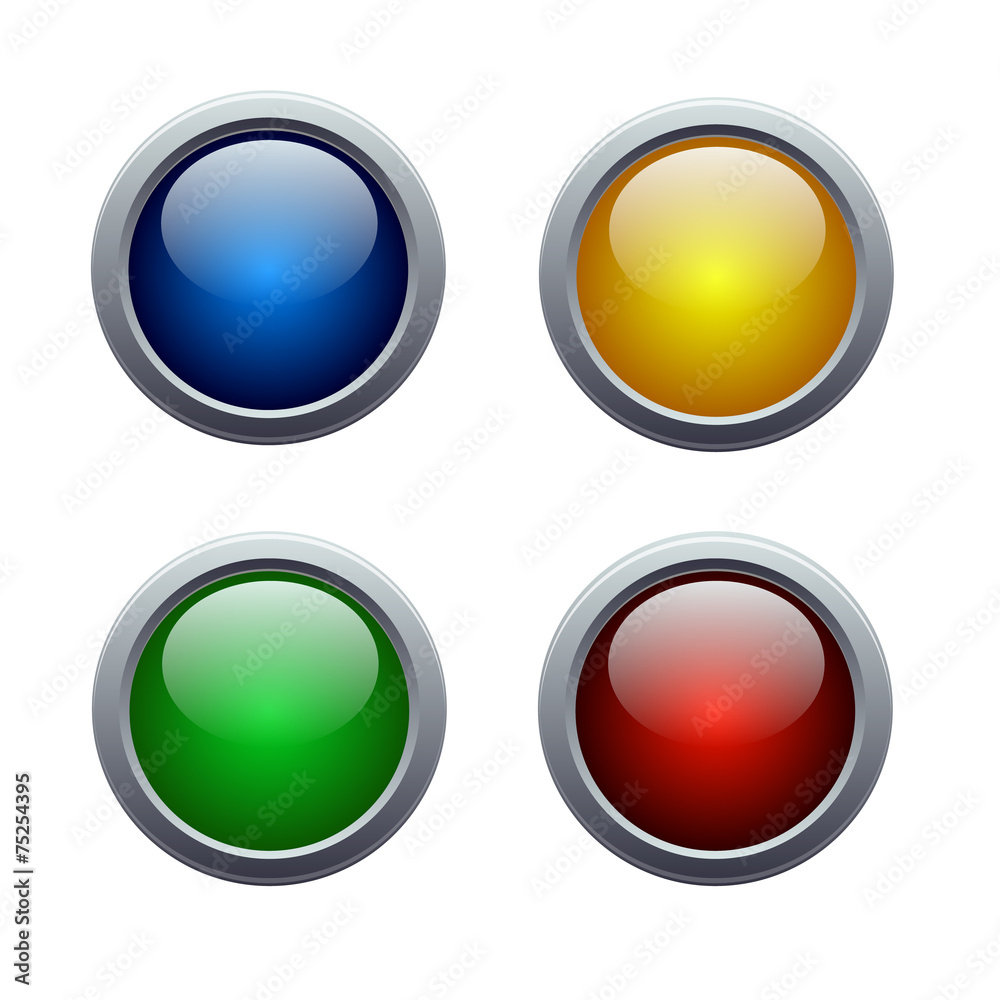 Vector buttons Vector buttons