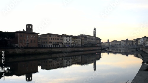 Ponte di Mezzo, Fiume Arno, Pisa