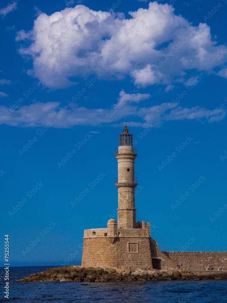 Leuchtturm von Chania auf Kreta