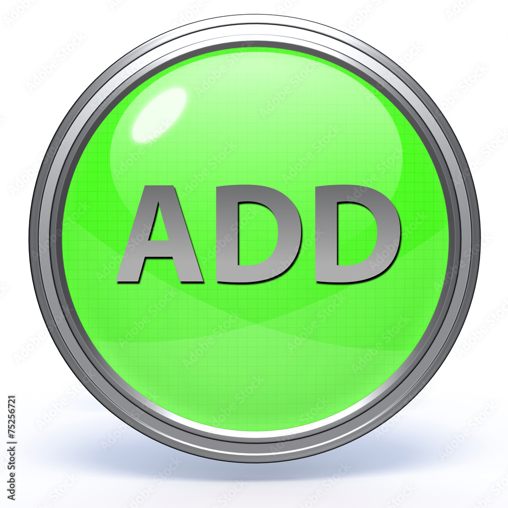 add circular icon on white background add circular icon on white background