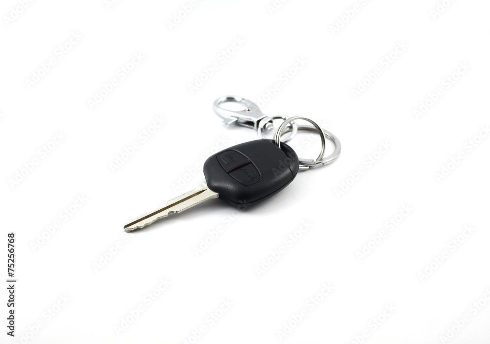 Car Keys on white background Car Keys on white background