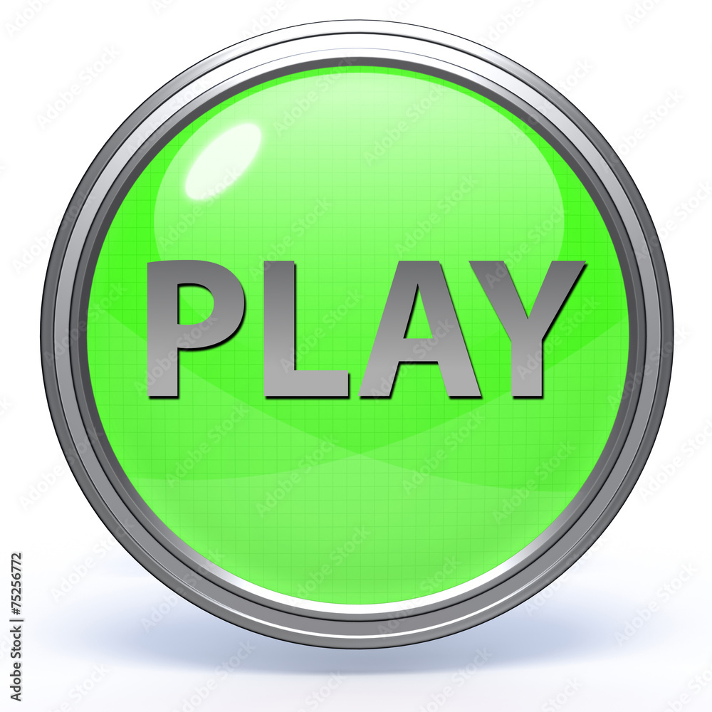 play circular icon on white background play circular icon on white background