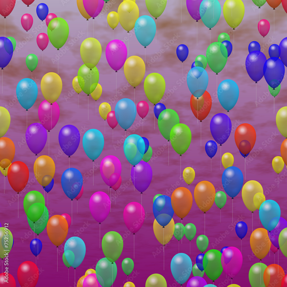 Party balloons generated hires texture Party balloons generated hires texture