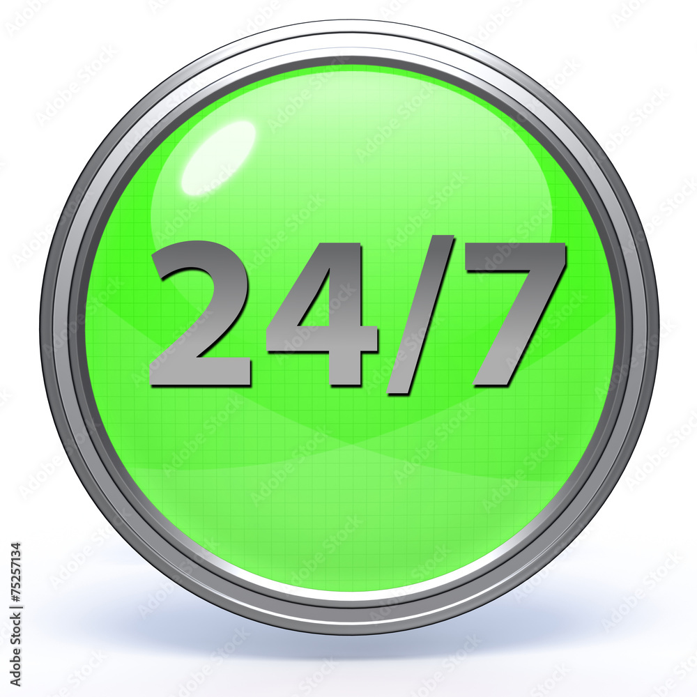 Support circular icon on white background Support circular icon on white background