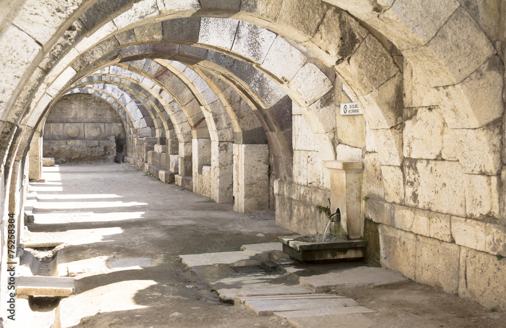 Agora of Smyrna, fountain, izmir, Turkey