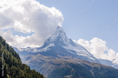 Zermatt, Dorf, Schweizer Alpen, Bergsommer, Schweiz