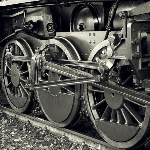 Steam locomotive wheels