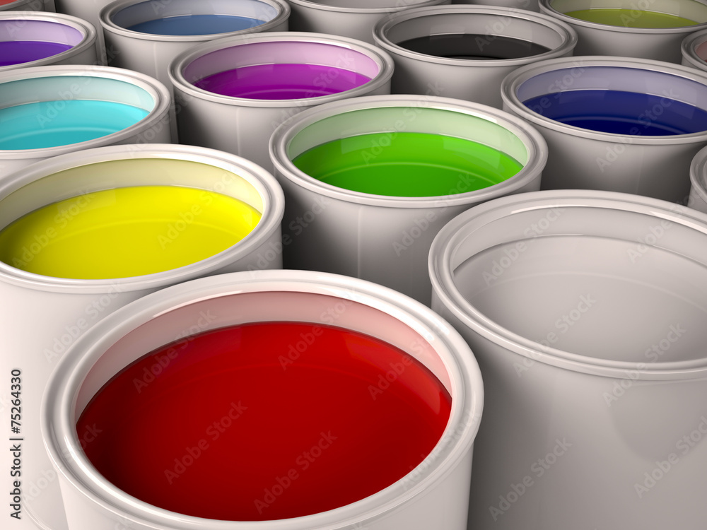 cans of paint cans of paint