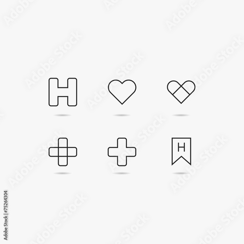 Medical icon set