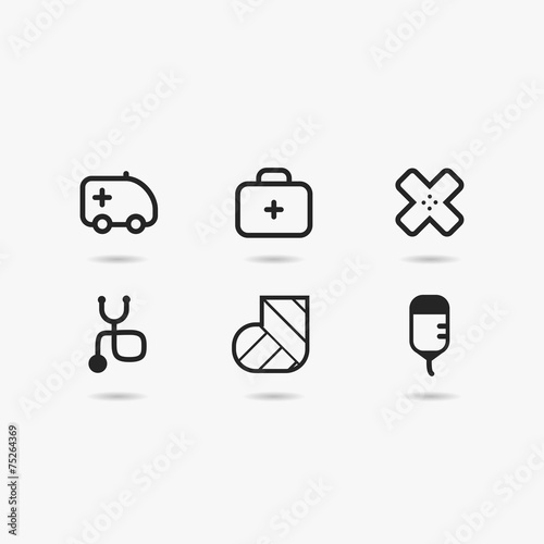 Medical icon set