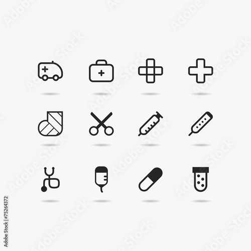 Medical icon set