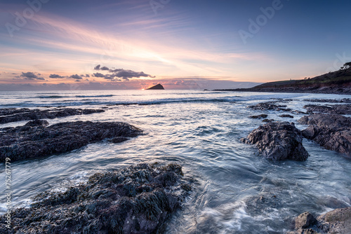 Wembury Beach Sunset photo