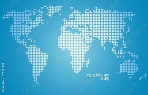 Vector world map