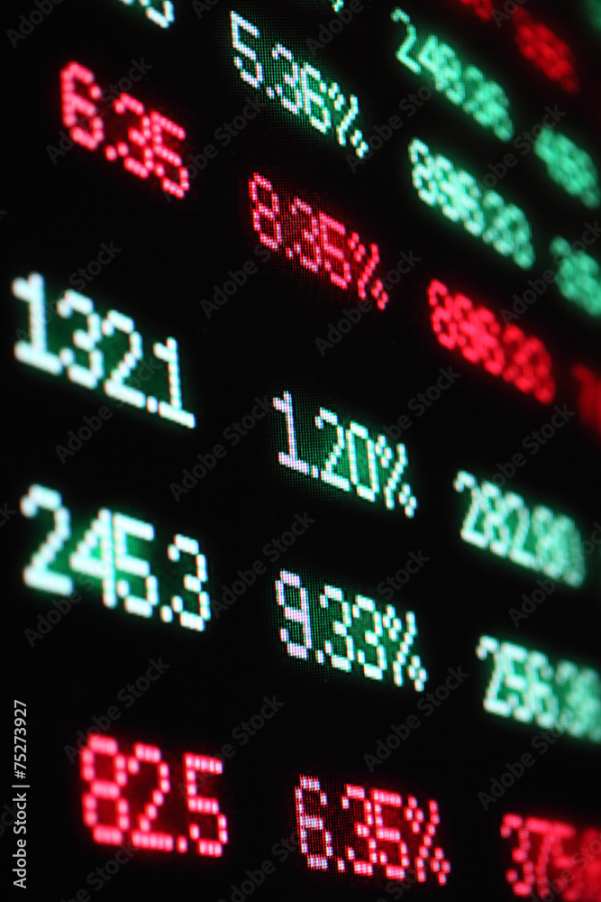 Fototapeta premium stock market