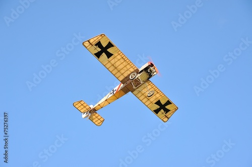 Konstfotografi Fokker aircraft in flight