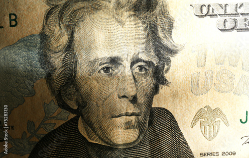 фотографія Dollar face close-up