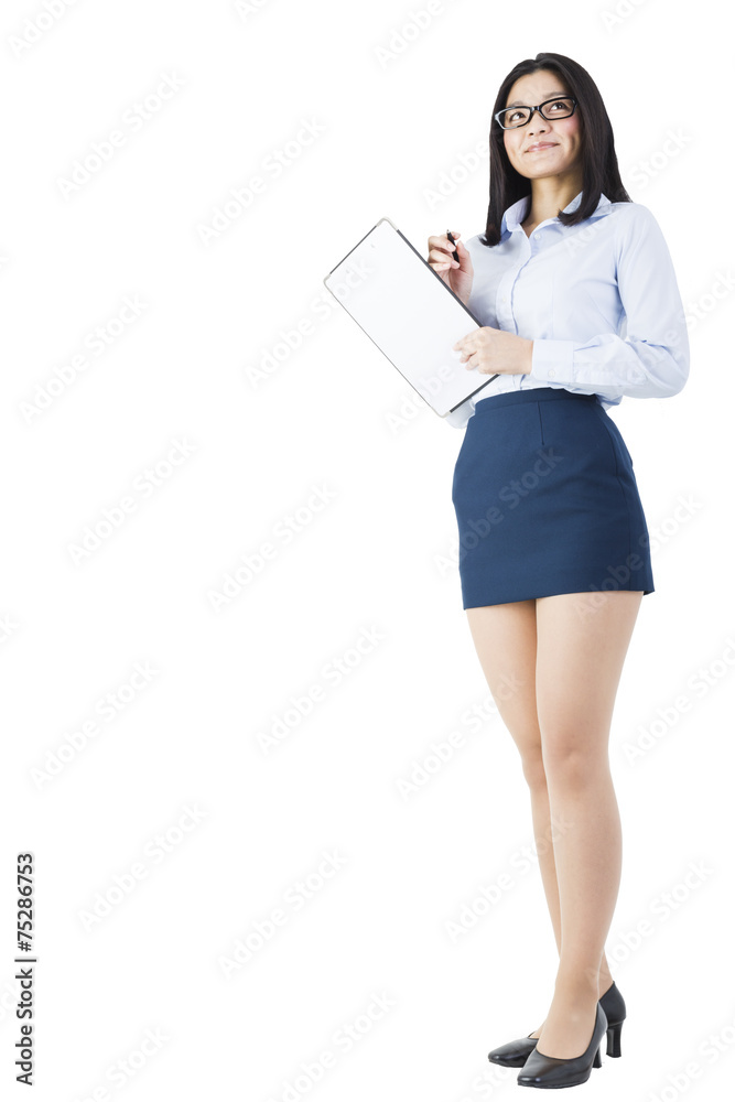 事務職の若い女性 事務職の若い女性