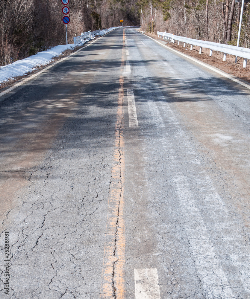 road in mountains