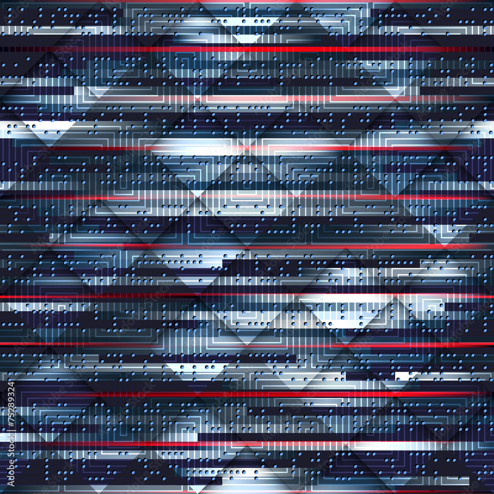 Abstract technology pattern with red lines. Abstract technology pattern with red lines.
