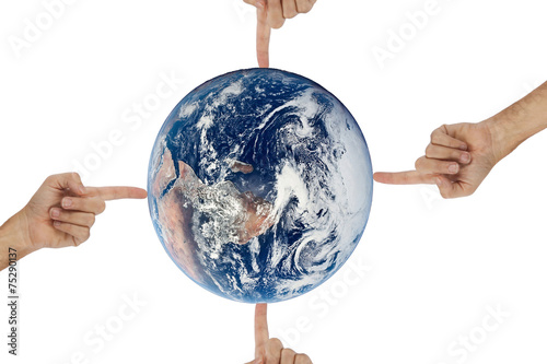 Fototapeta Naklejka Na Ścianę i Meble -  Proteggiamo la terra