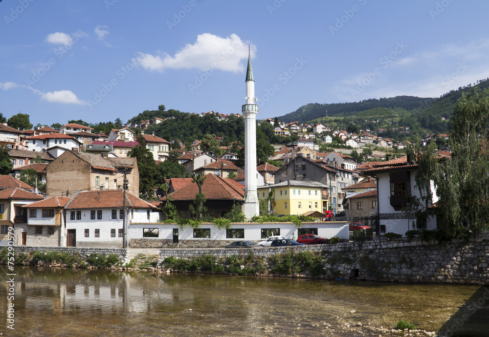 Cityscape of Sarajevo, Bosnia and Herzegovina Cityscape of Sarajevo, Bosnia and Herzegovina